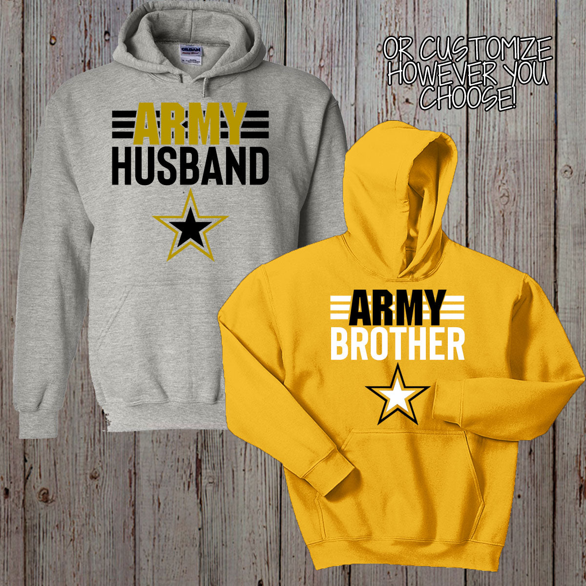 custom Army boyfriend hoodie