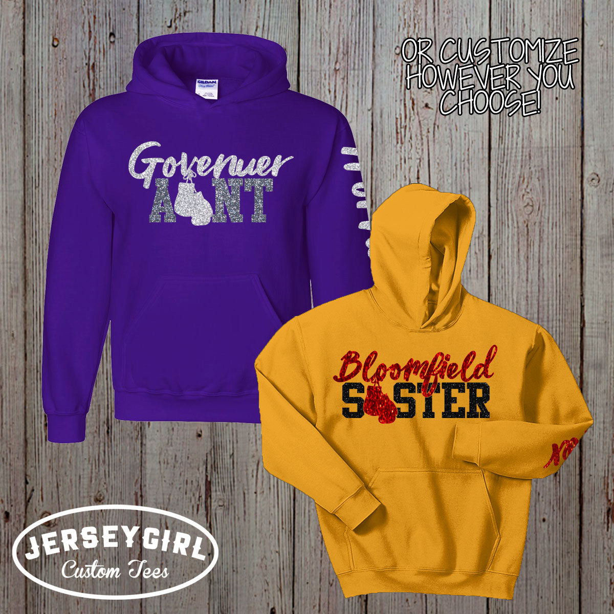 custom boxing mom hoodie