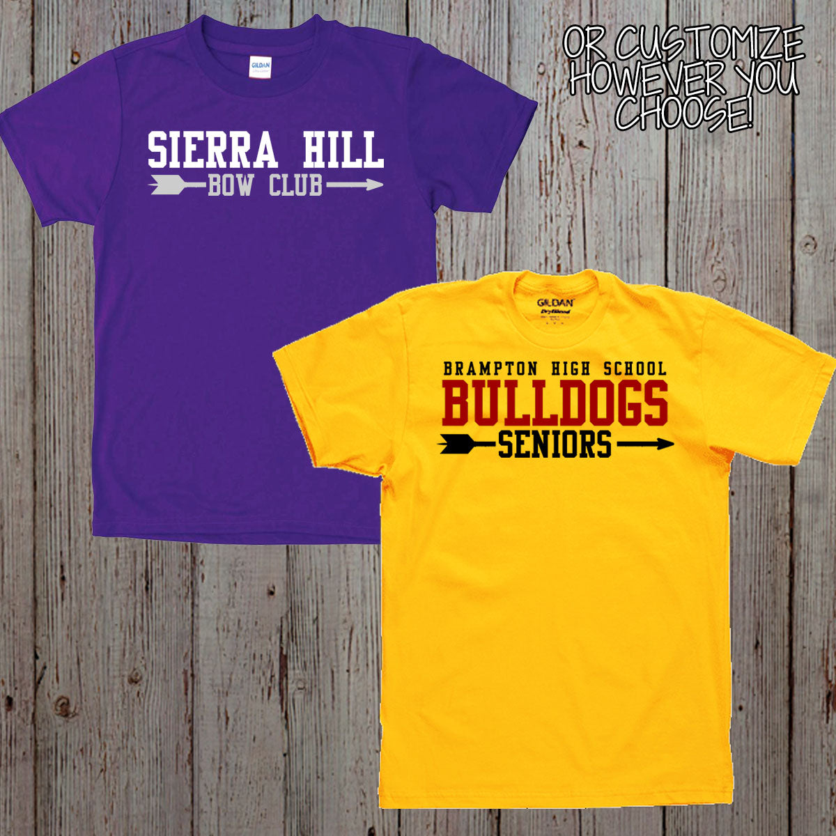 custom archery team shirts