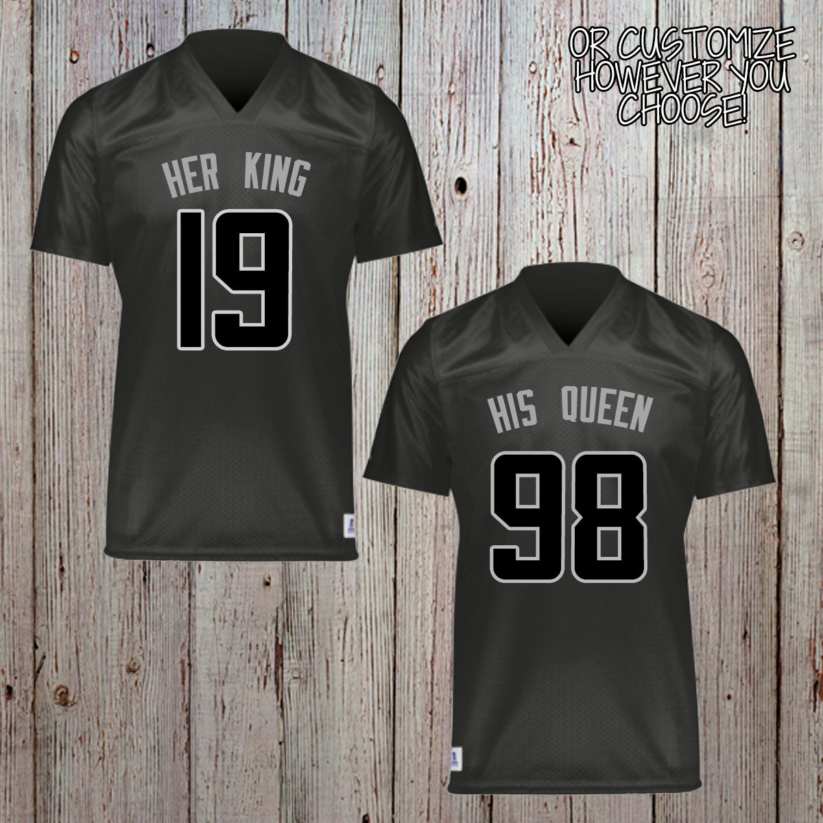 custom together since football jerseys