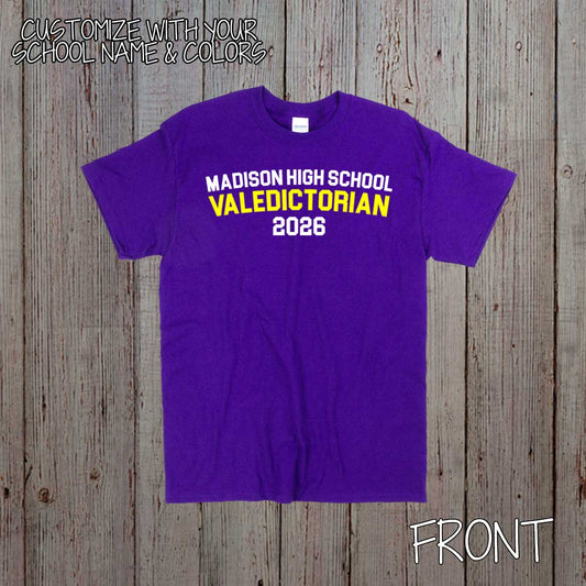 custom valedictorian shirt