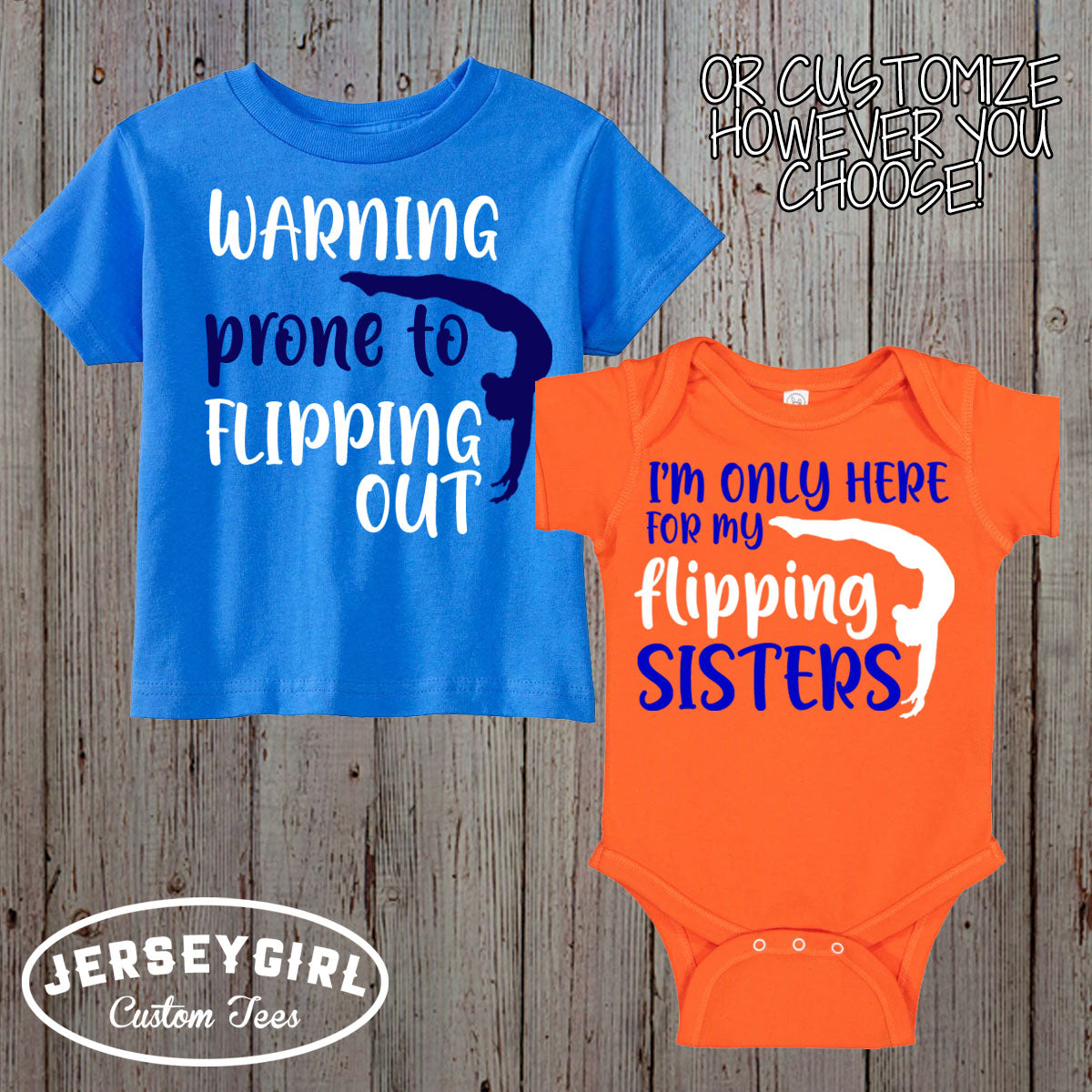 I'm only here for my flipping sister baby bodysuit