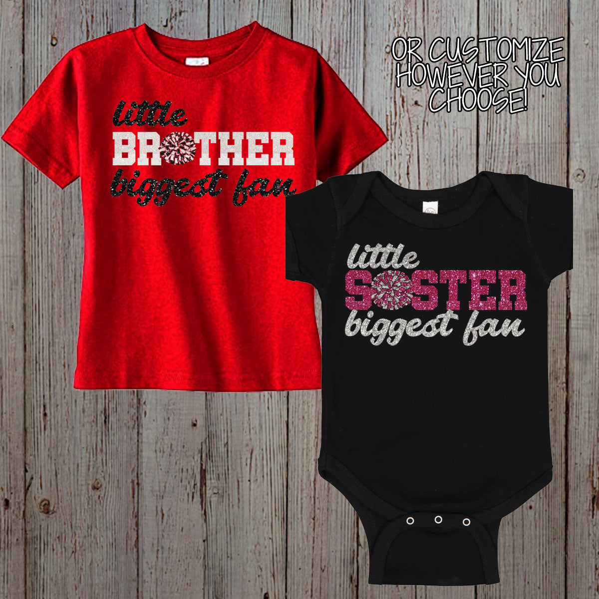 little cousin biggest fan cheer shirt