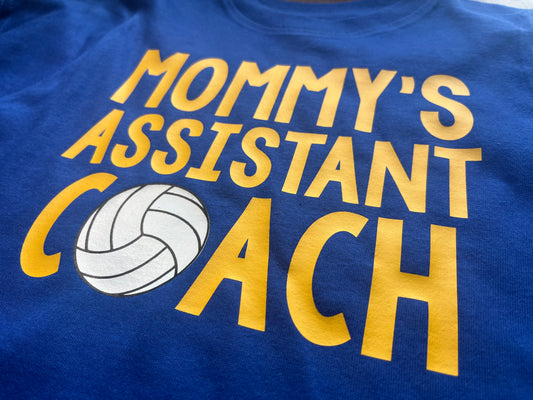 Mommy’s Assistant Coach volleyball shirt