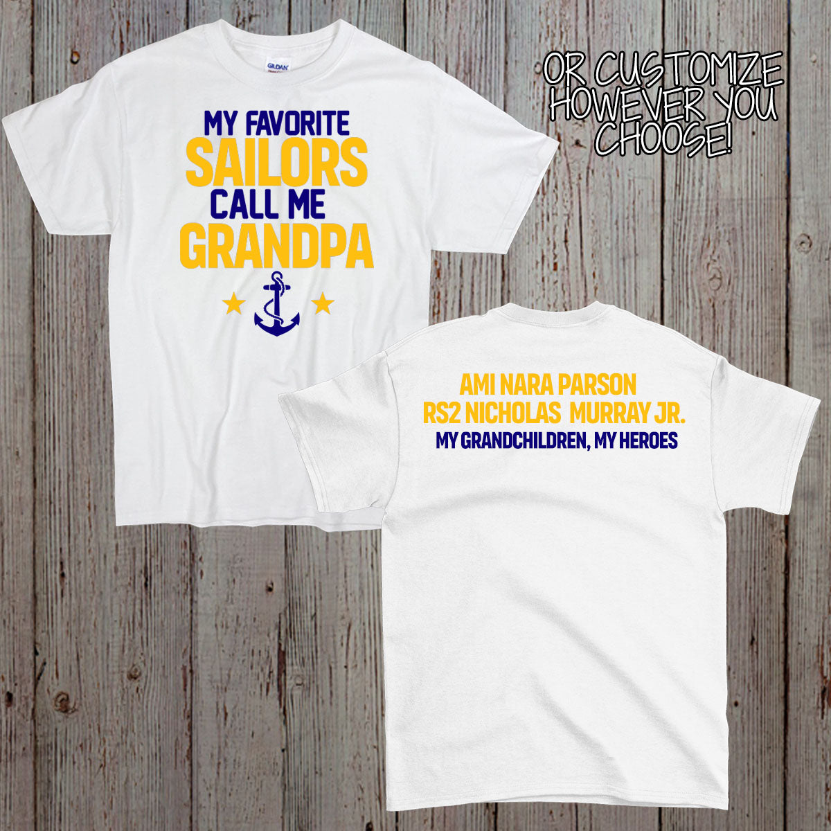 My Favorite Sailor Calls Me Dad shirt