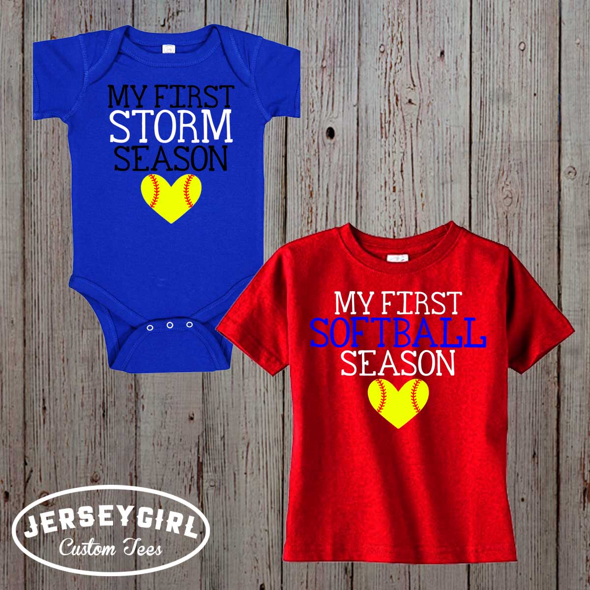 My First Softball Season bodysuit