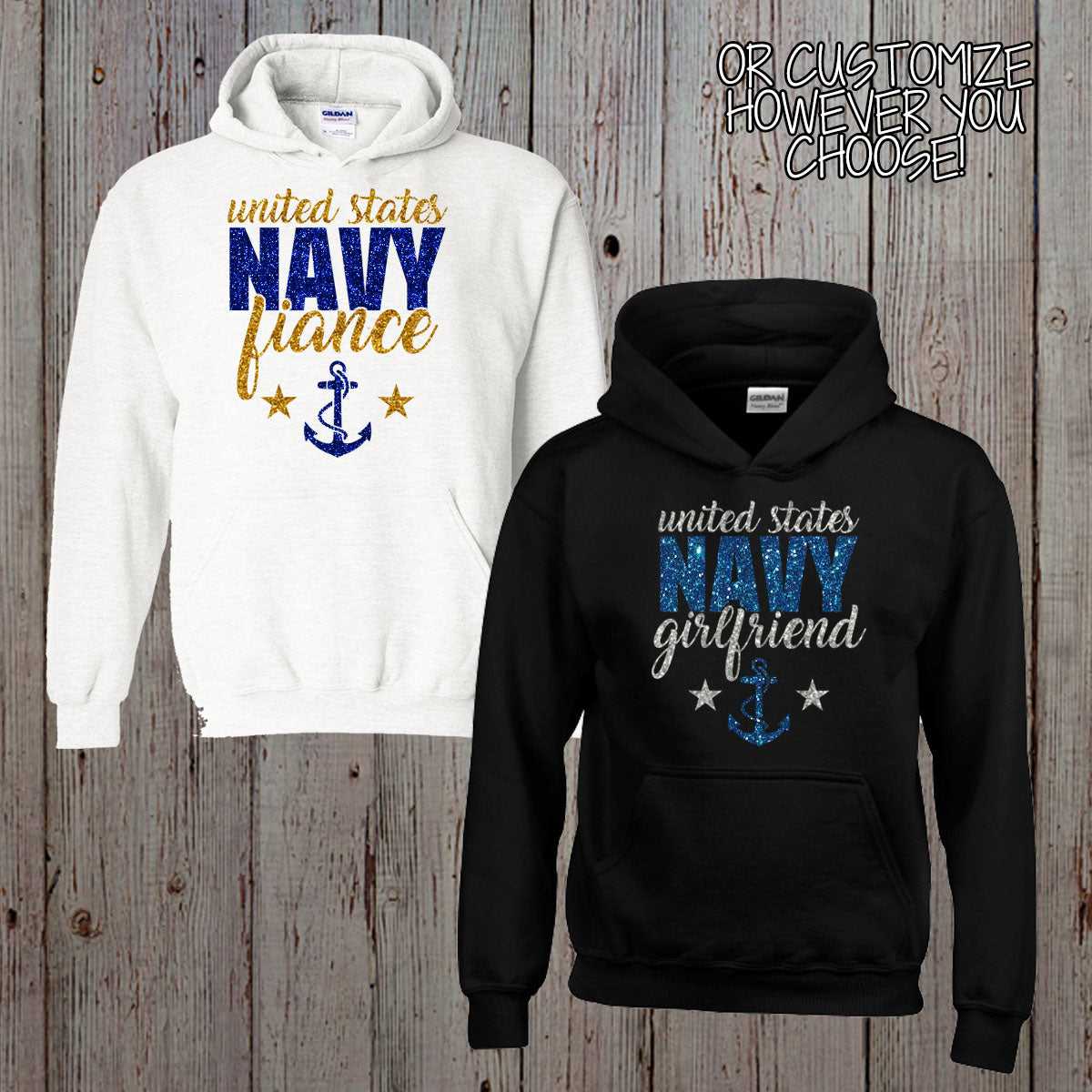 personalized Navy wife sweatshirt