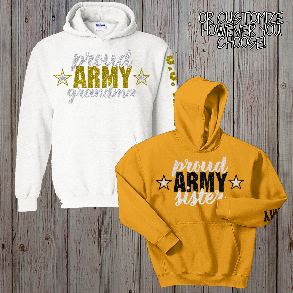 proud Army mom hoodie