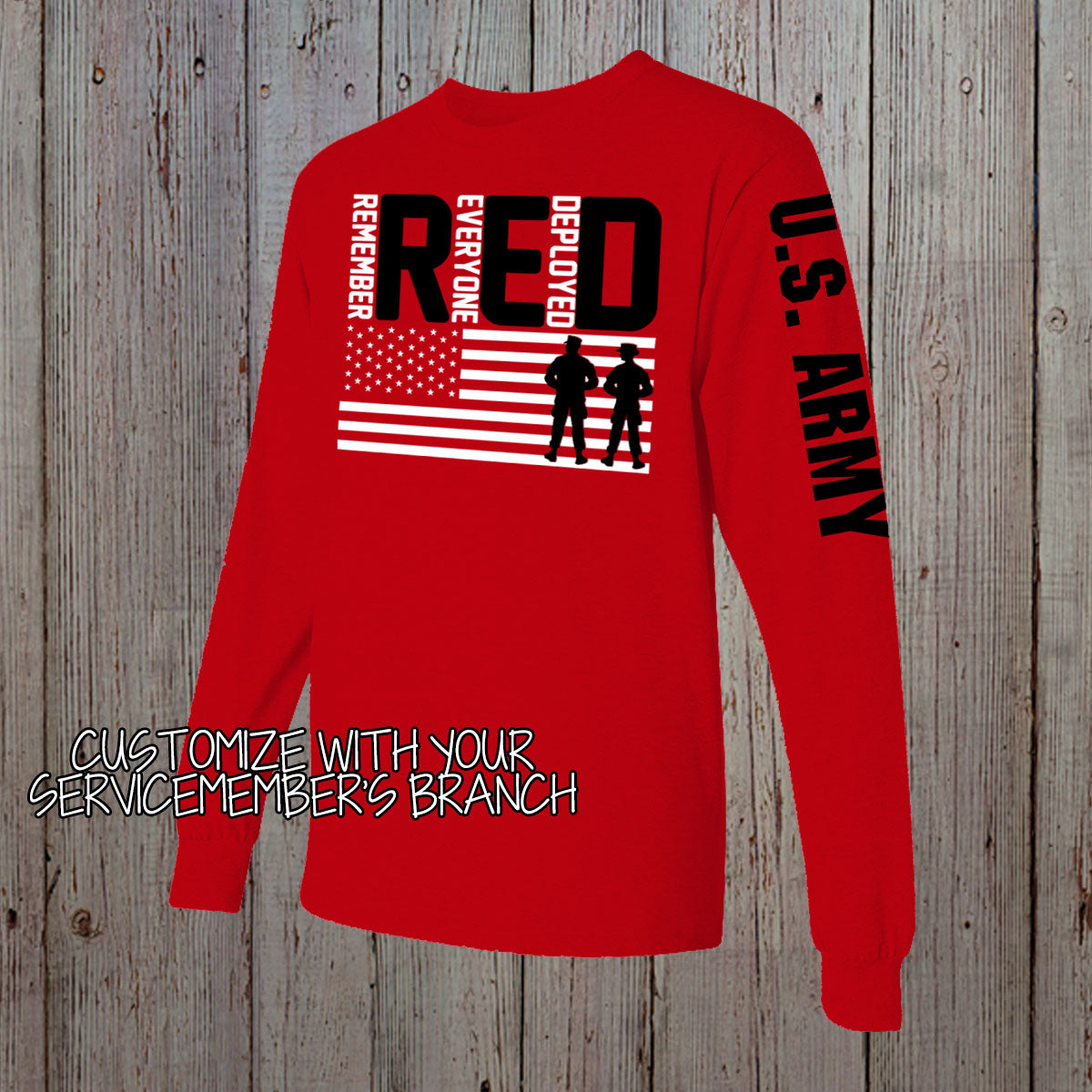 RED Friday long sleeve shirt
