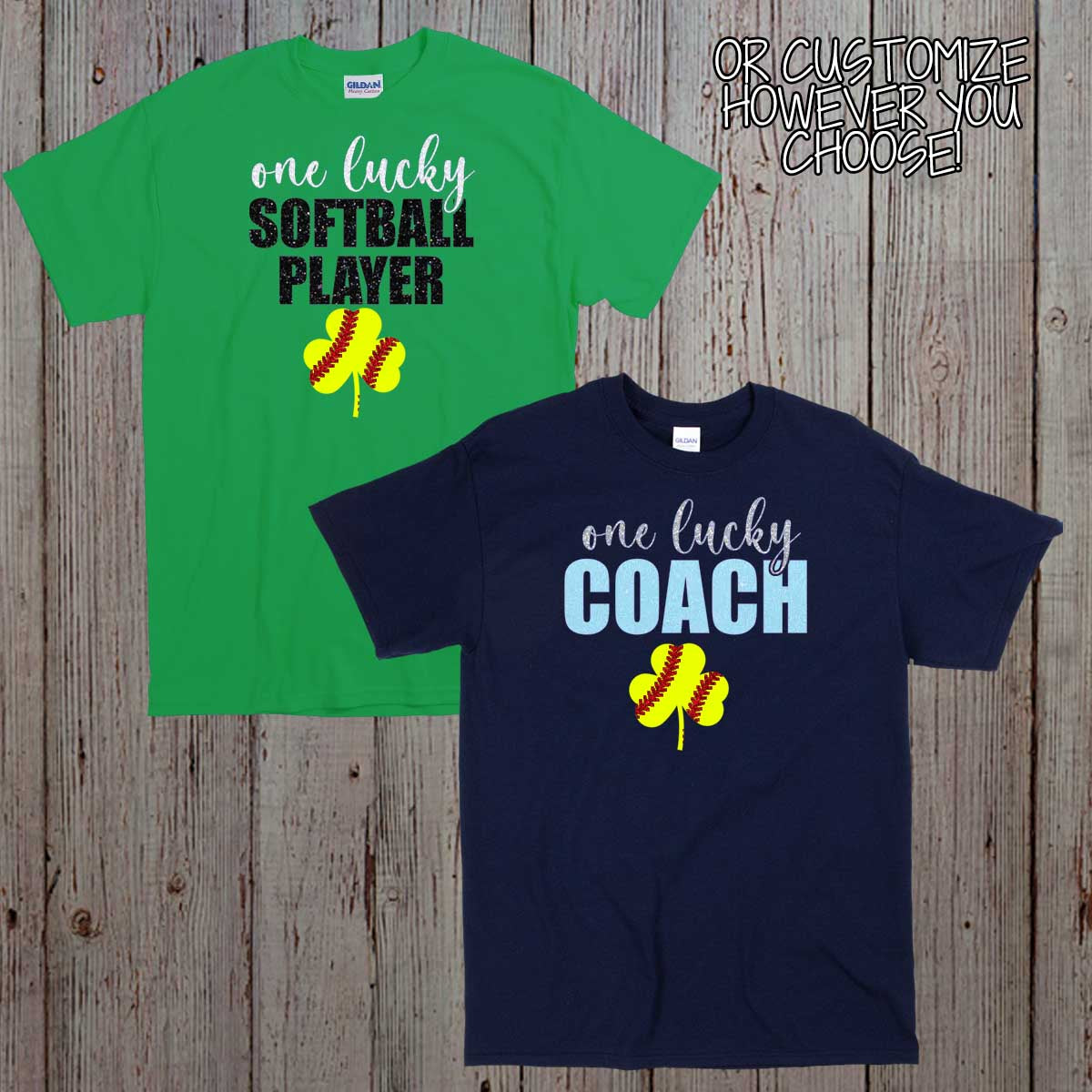 St. Patrick's Day softball shirt