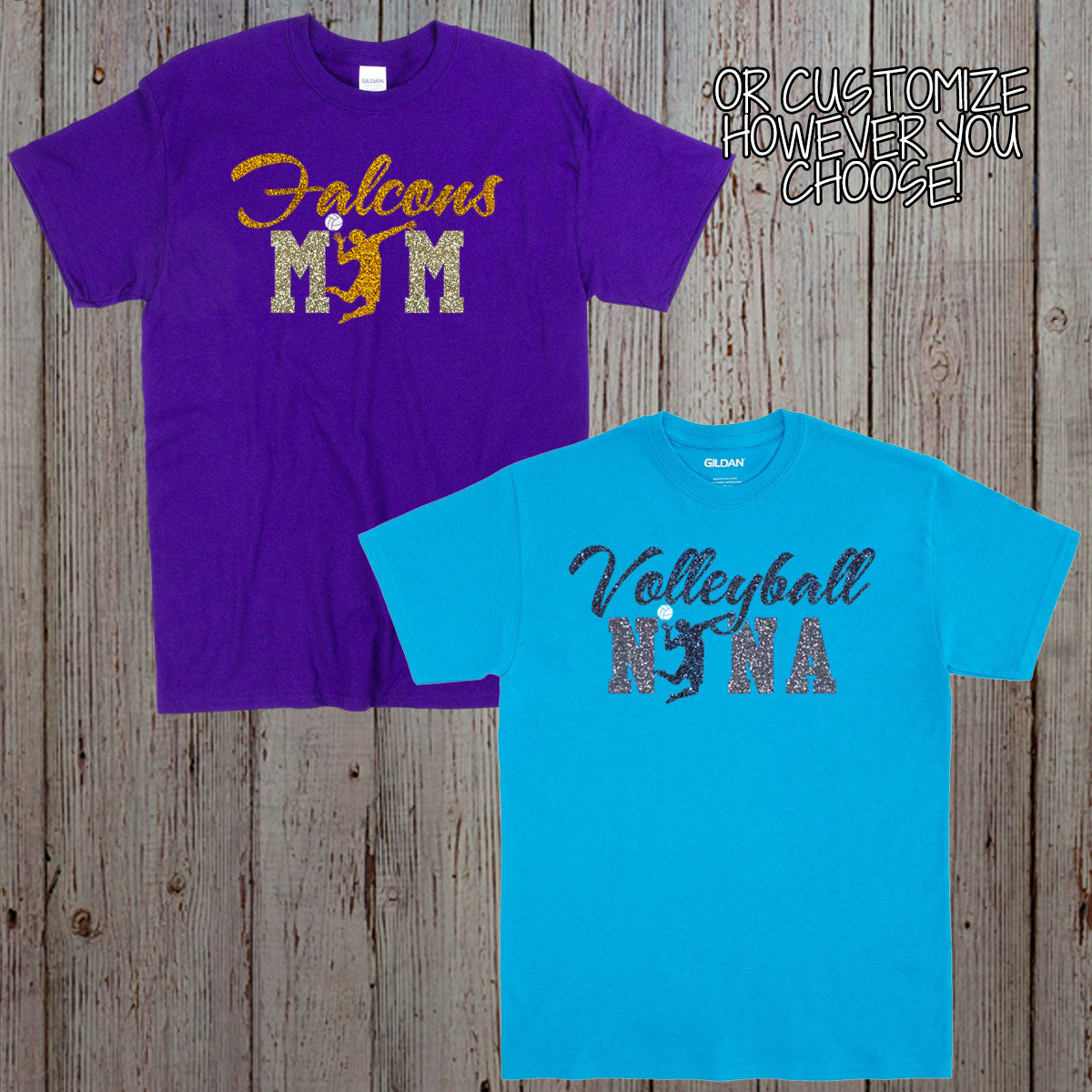 custom volleyball aunt shirt