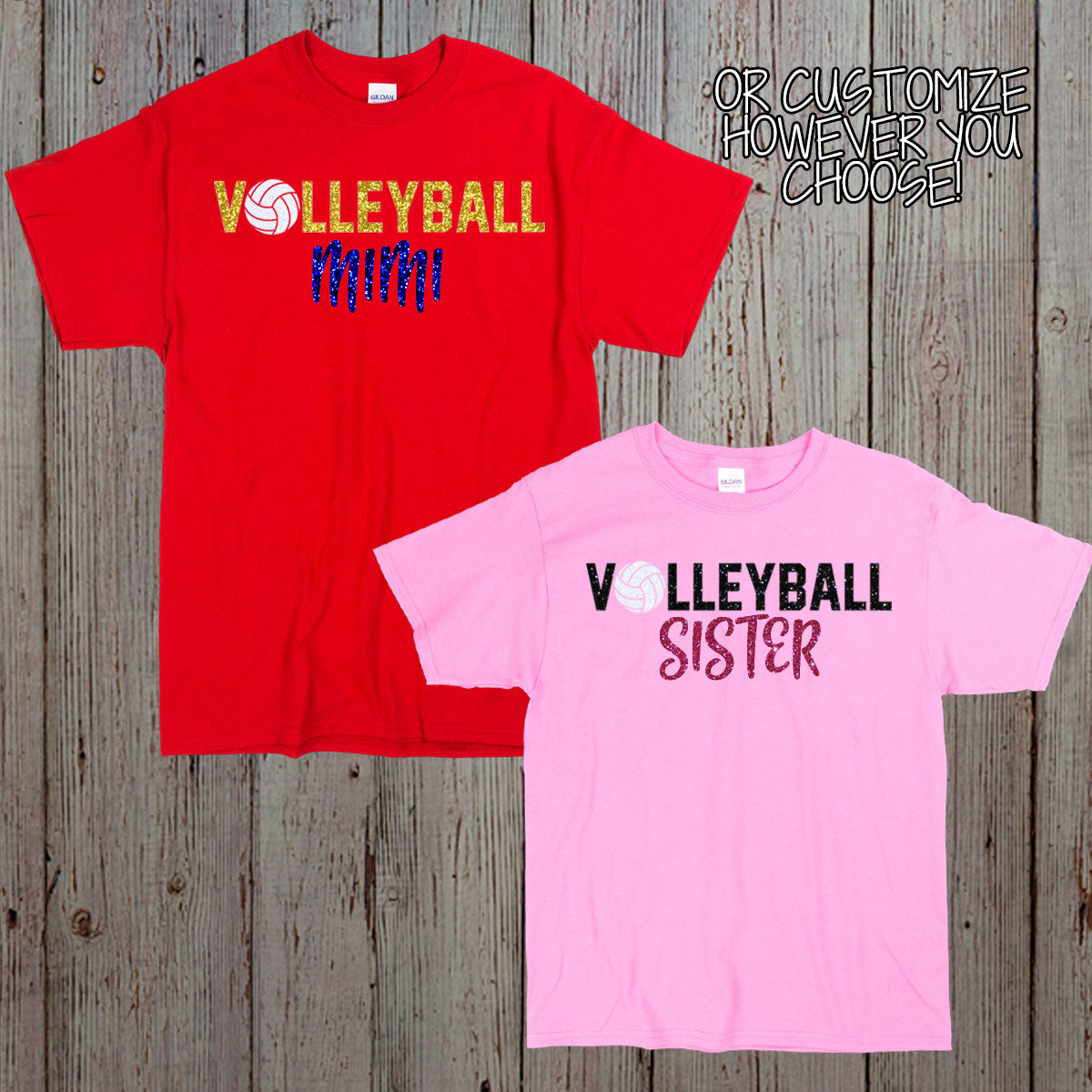 custom volleyball grandma shirt