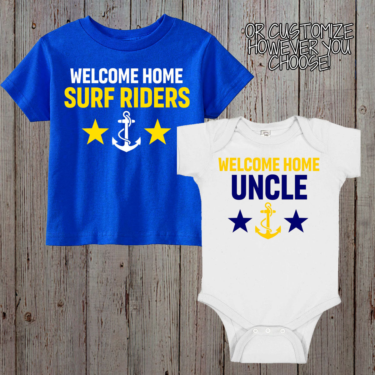 welcome home daddy Navy shirt
