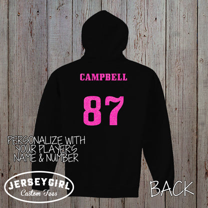 I Know I Play Like a Girl Try to Keep Up Softball Hoodie