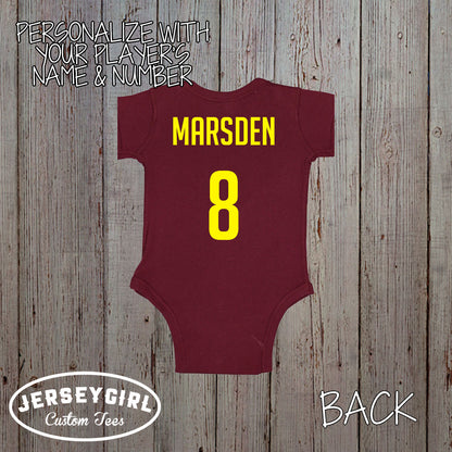 I May Be Her Little Brother But I'm Her Biggest Fan Basketball Bodysuit / Shirt