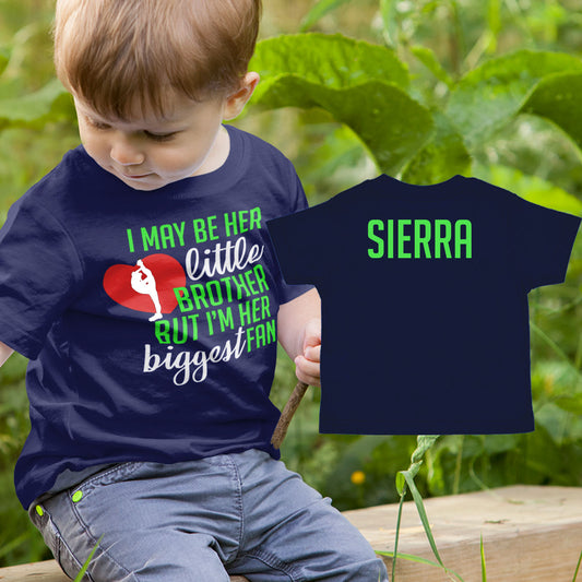 I May Be Her Little Brother But I'm Her Biggest Fan Cheer Shirt