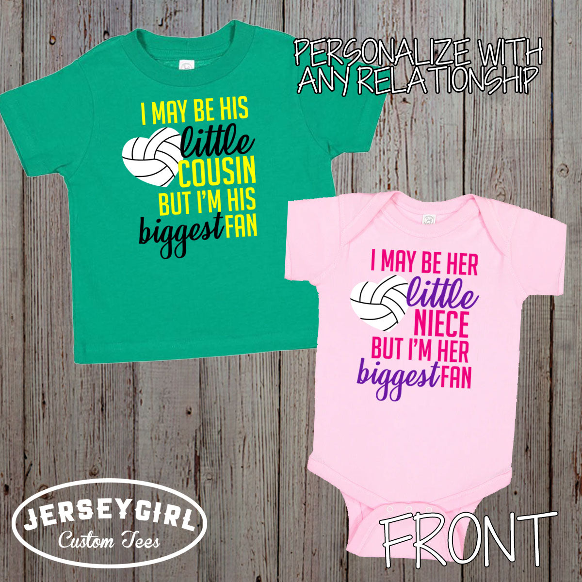 I May Be Her Little Sister But I'm Her Biggest Fan volleyball shirt