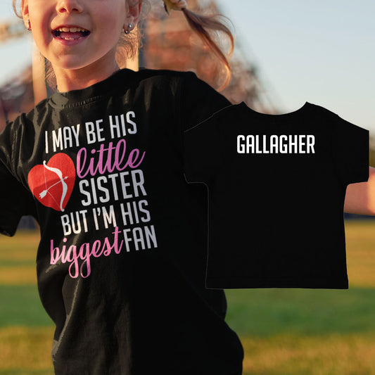 I May Be His Little Sister But I'm His Biggest Fan Archery Bodysuit / Shirt