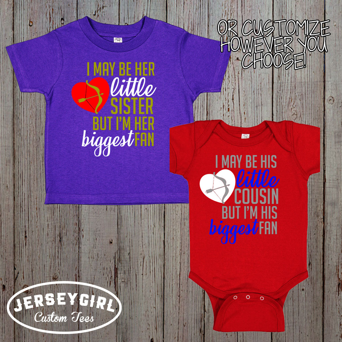 I May Be His Little Sister But I'm His Biggest Fan Archery Bodysuit / Shirt