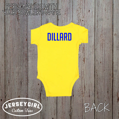 I May Be His Little Sister But I'm His Biggest Fan Bowling Bodysuit / Shirt