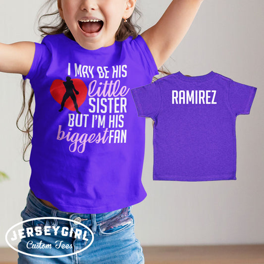 I May Be His Little Sister But I'm His Biggest Fan Boxing Shirt