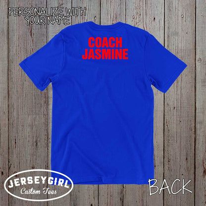 I Teach Girls to Hit & Steal softball coach shirt