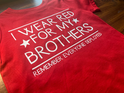 I Wear Red for My Daddy RED Friday baby toddler shirt