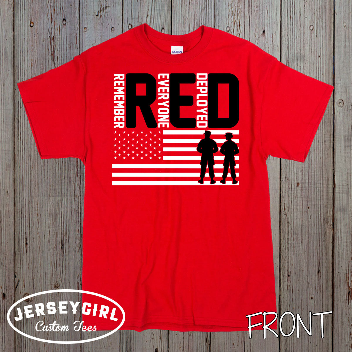 personalized Remember Everyone Deployed RED Friday shirt