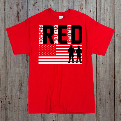 personalized Remember Everyone Deployed RED Friday shirt