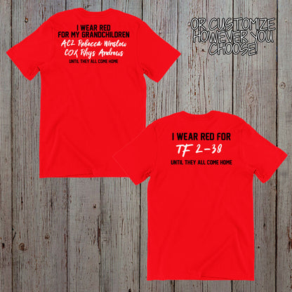 personalized Remember Everyone Deployed RED Friday shirt