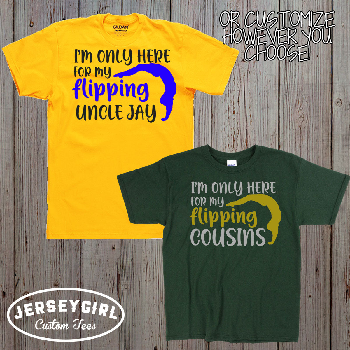 I'm Only Here for My Flipping Brother Gymnastics Shirt