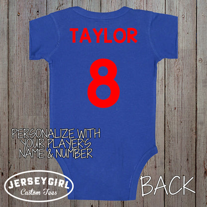 Little Sister Biggest Fan Baseball Bodysuit / Toddler Shirt