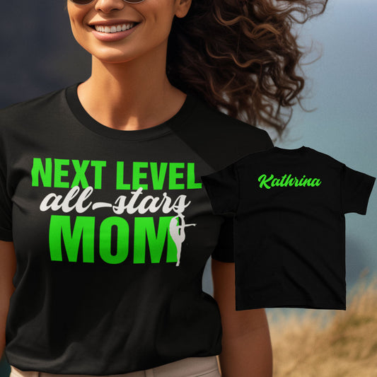 all-star cheer mom shirt with name