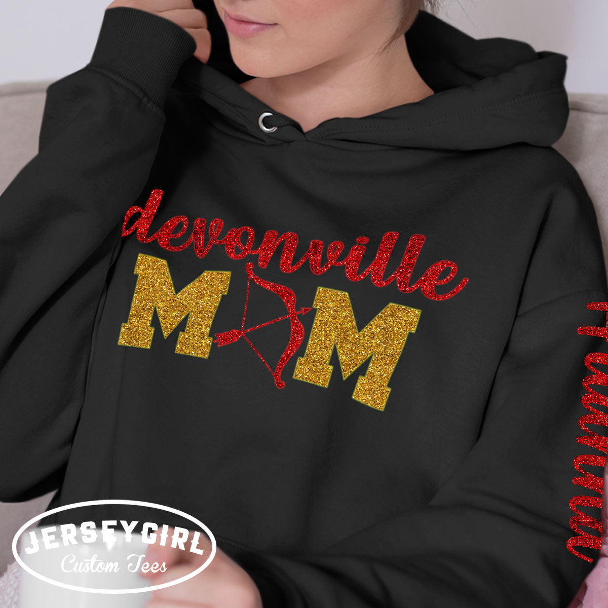 custom archery mom hoodie