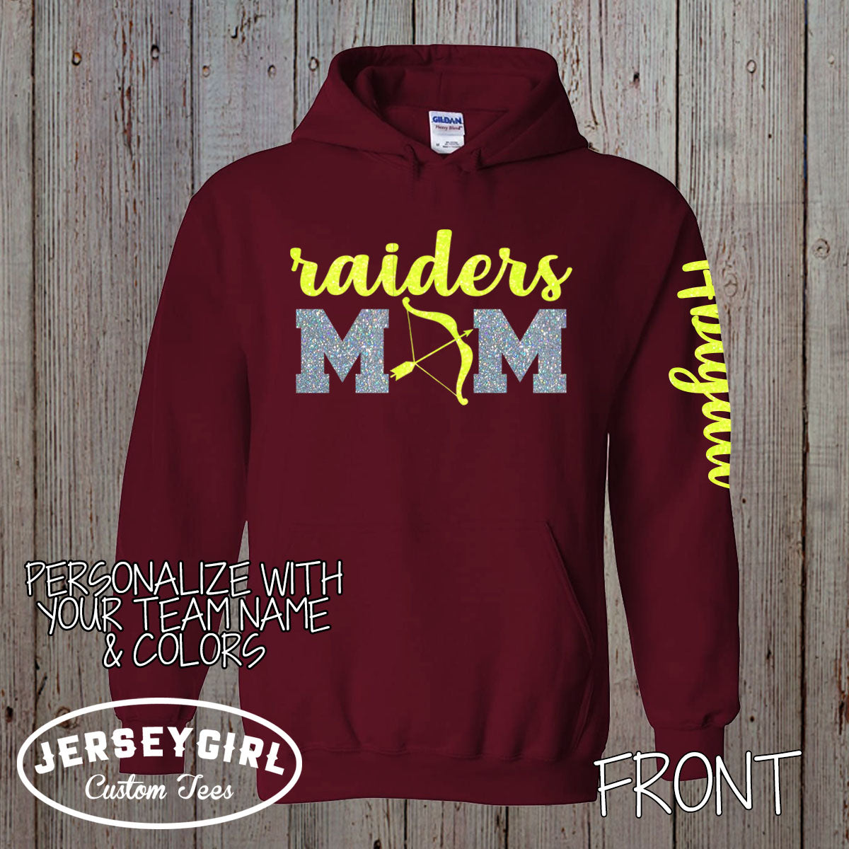 custom archery mom hoodie