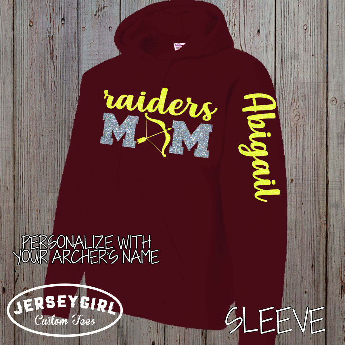 custom archery mom hoodie