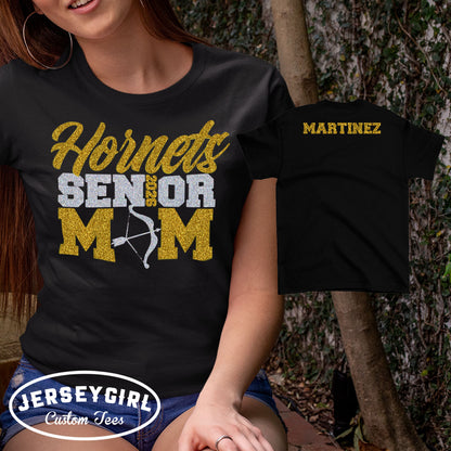 custom senior archery mom shirt