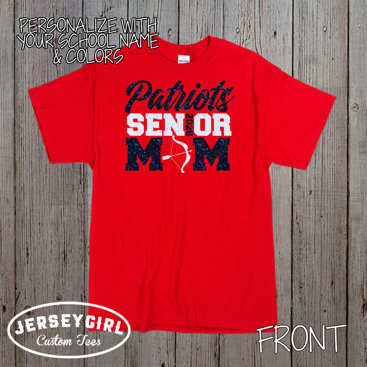 custom senior archery mom shirt