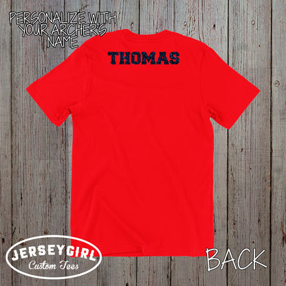 custom senior archery mom shirt