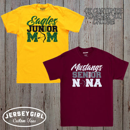 custom senior archery mom shirt