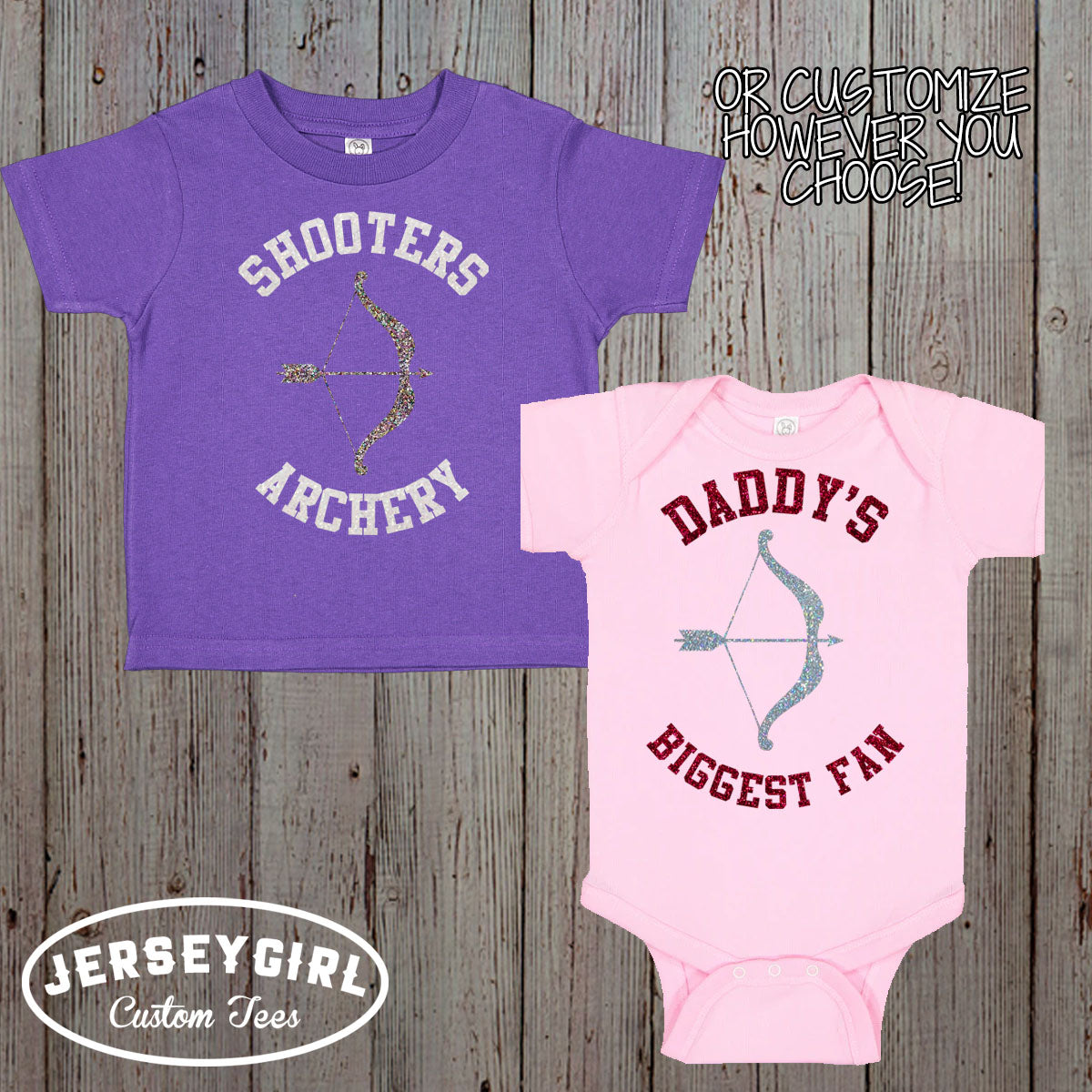 little sister biggest fan archery shirt