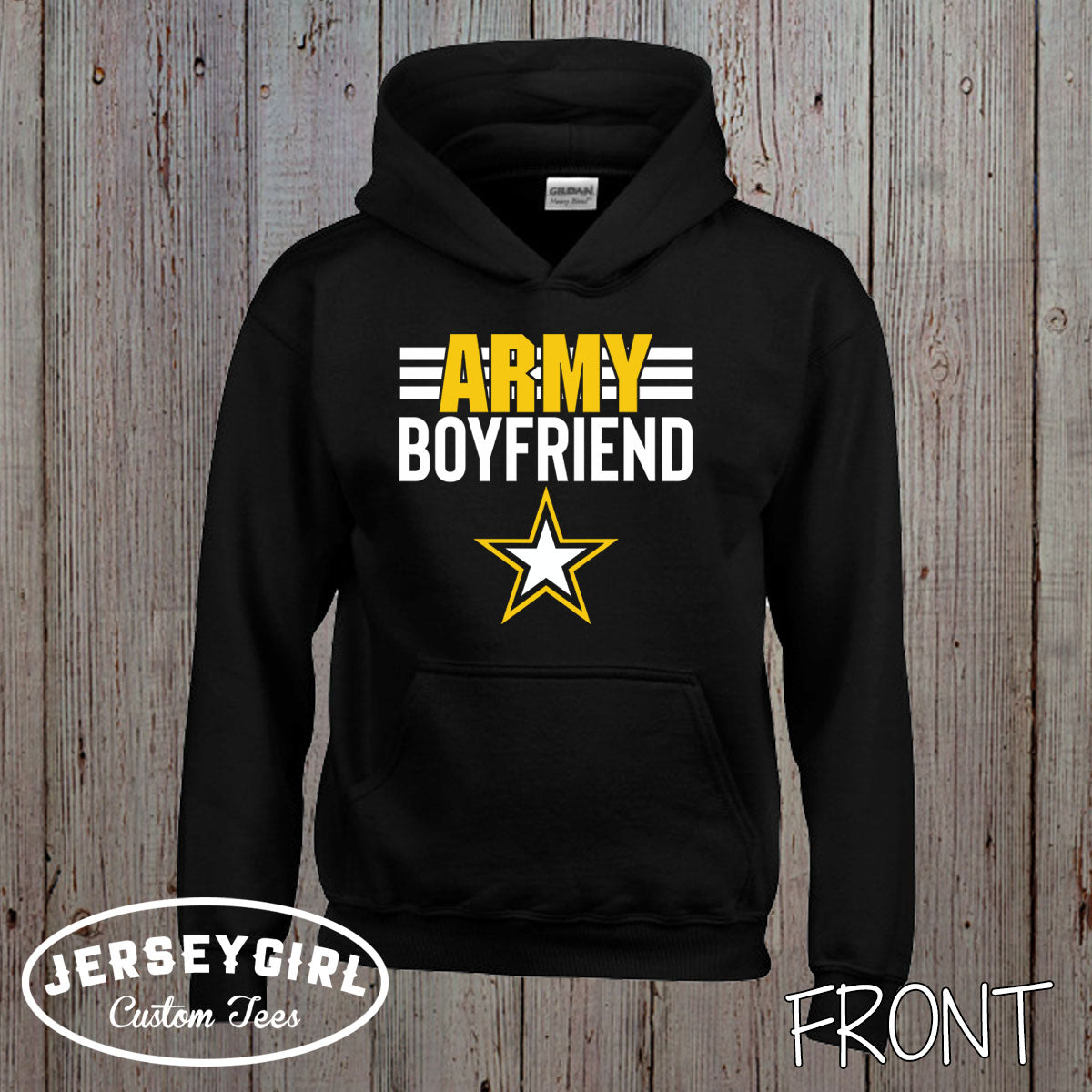 custom Army boyfriend hoodie