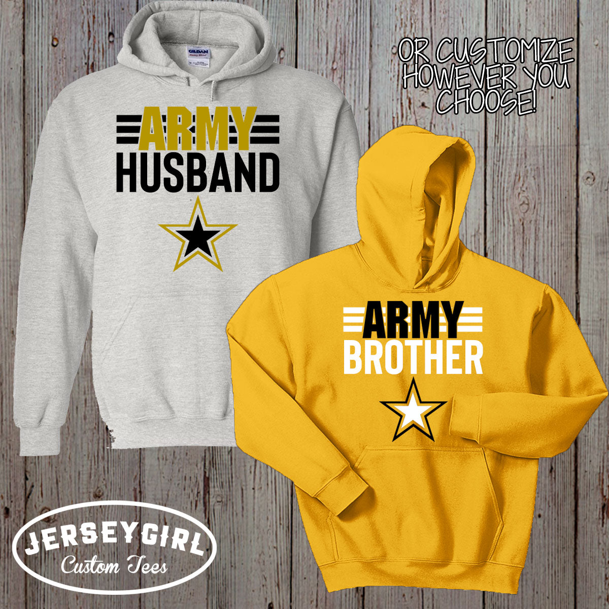 custom Army boyfriend hoodie