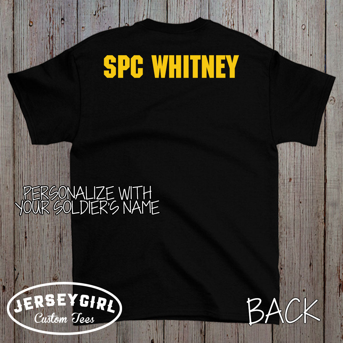 custom Army boyfriend shirt