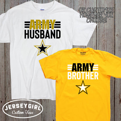 custom Army boyfriend shirt