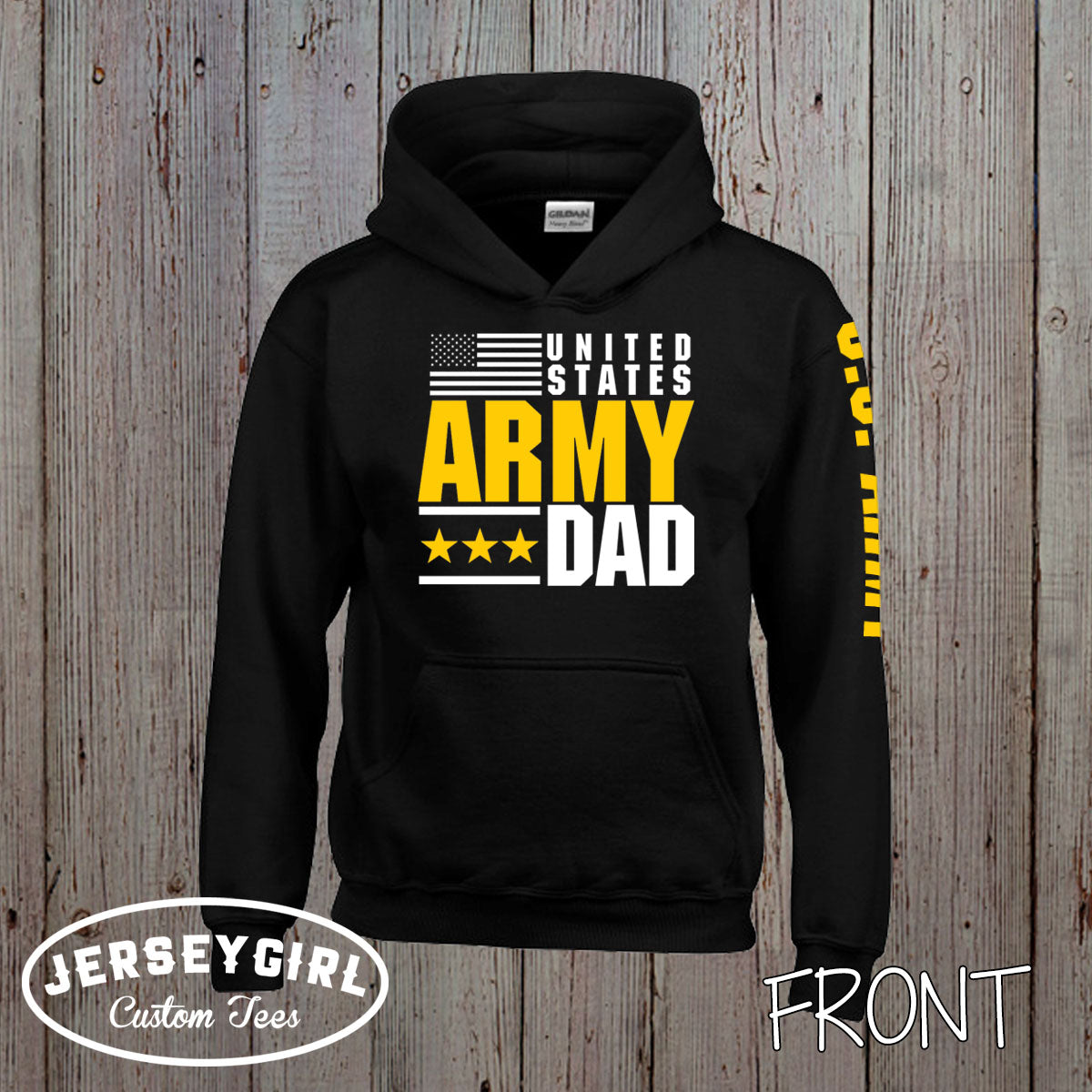 custom Army dad hoodie