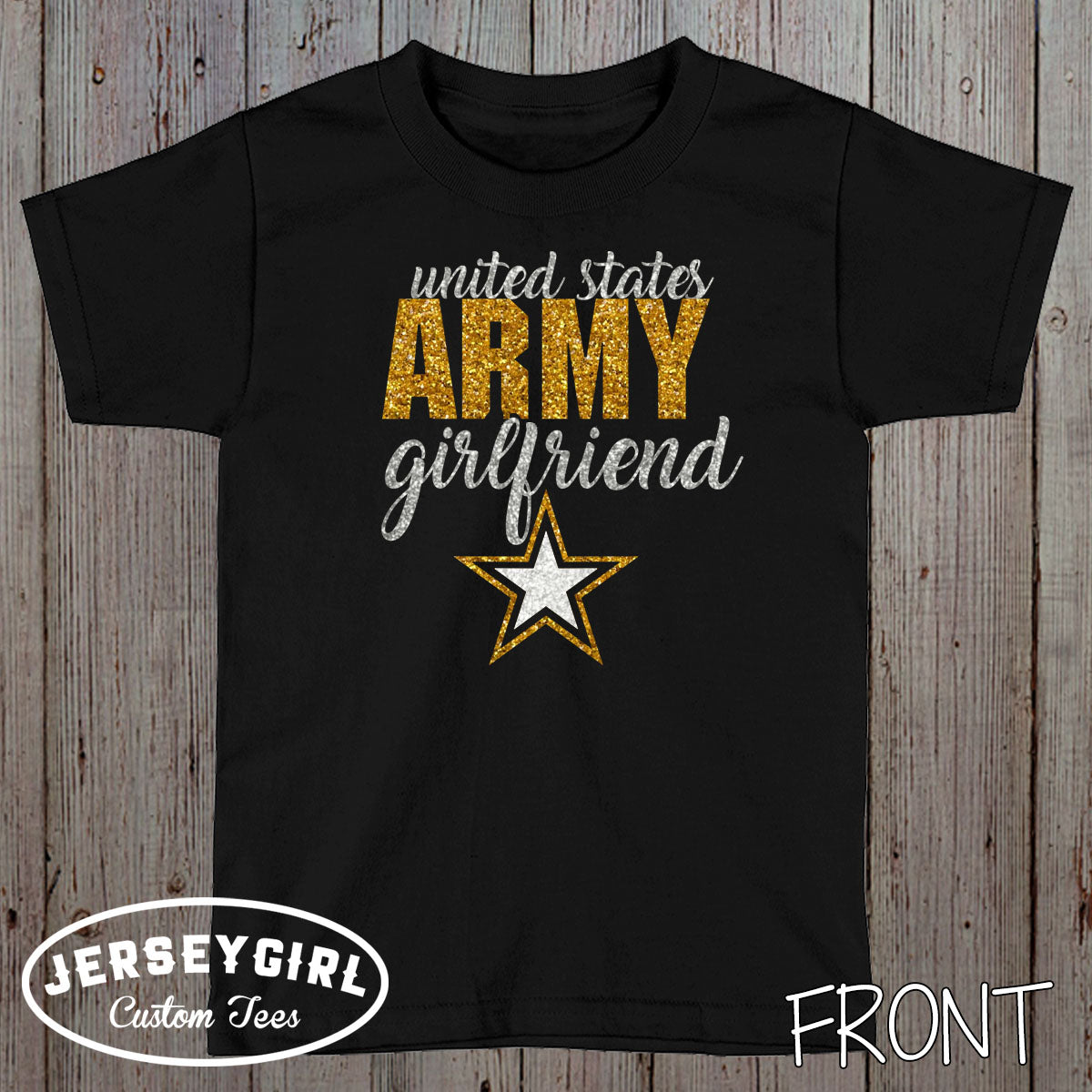 custom army girlfriend shirt
