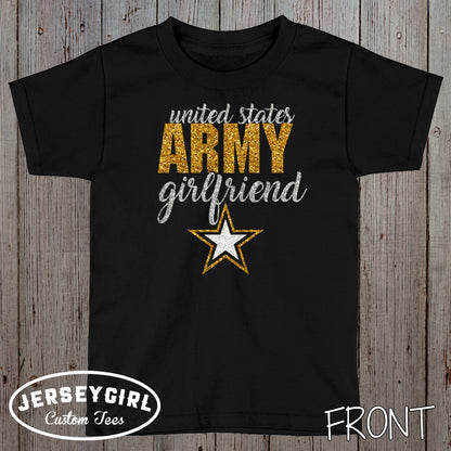 custom army girlfriend shirt