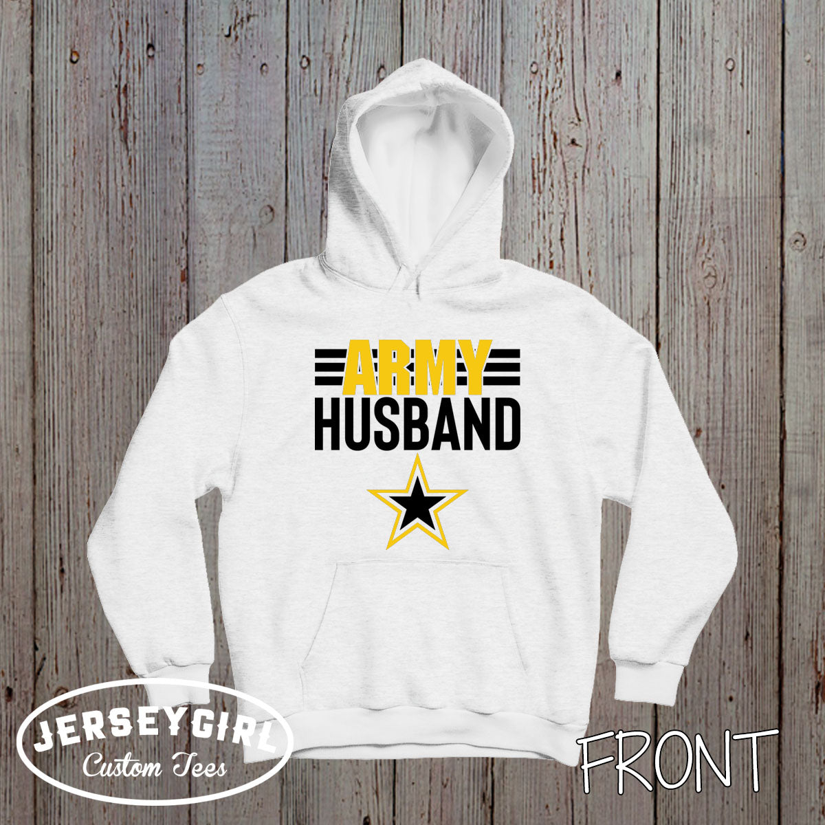 custom Army husband hoodie