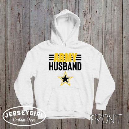 custom Army husband hoodie